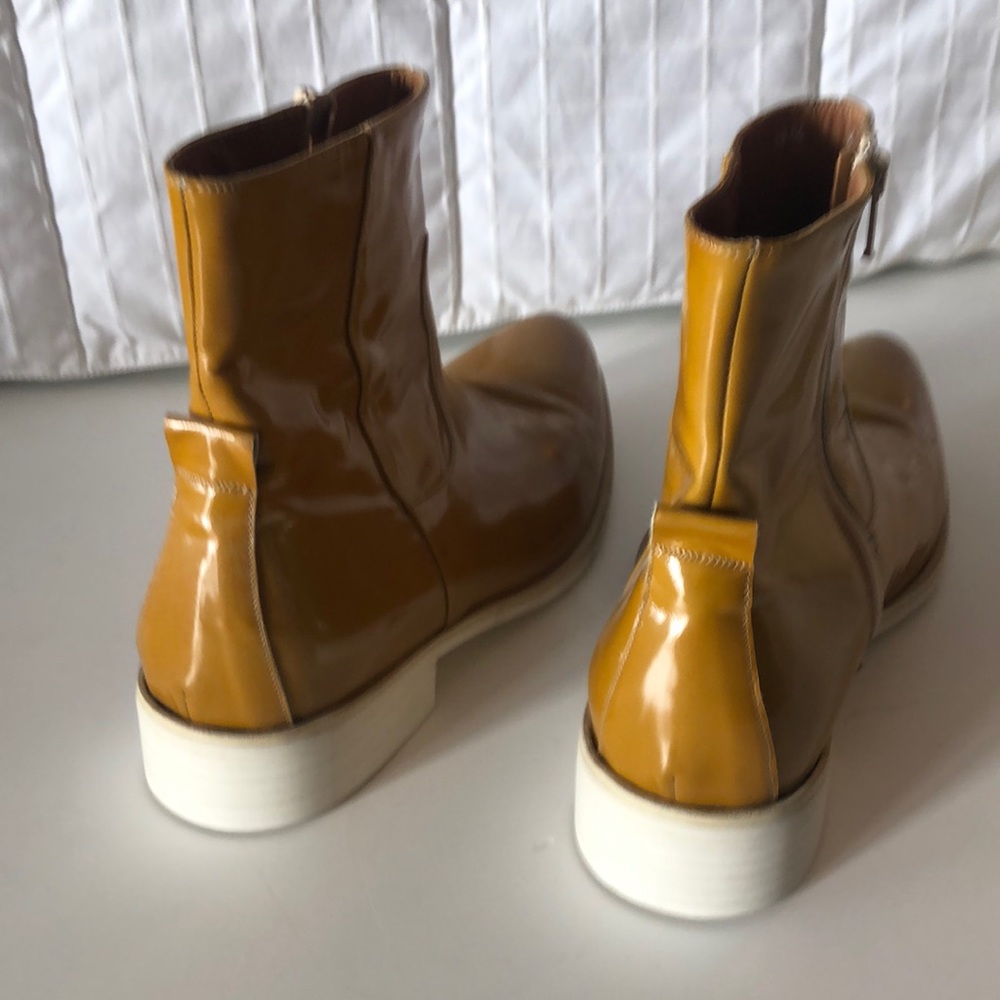 Alessandro Dell’ Aqua Patent Leather Boots - Picture 6 of 10